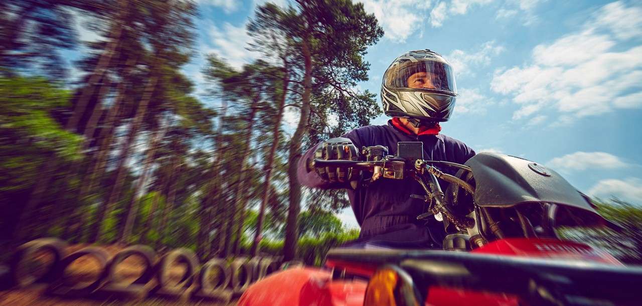 Man on Quad bike activity