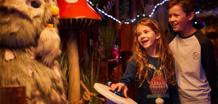 Children taking part in Winter Quest