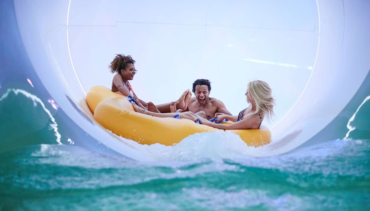 Tropical Cyclone Raft Ride, available at Elveden Forest, Woburn Forest and Longleat Forest