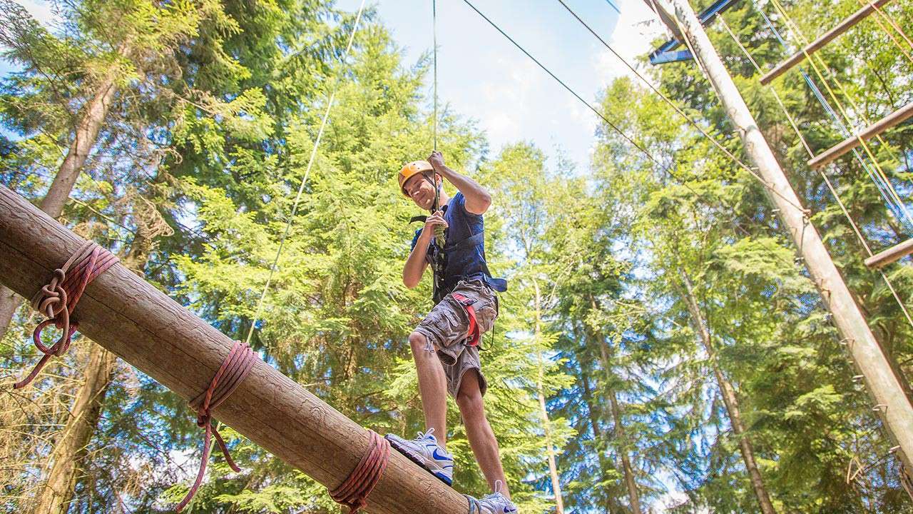 Family on the Aerial Adventure