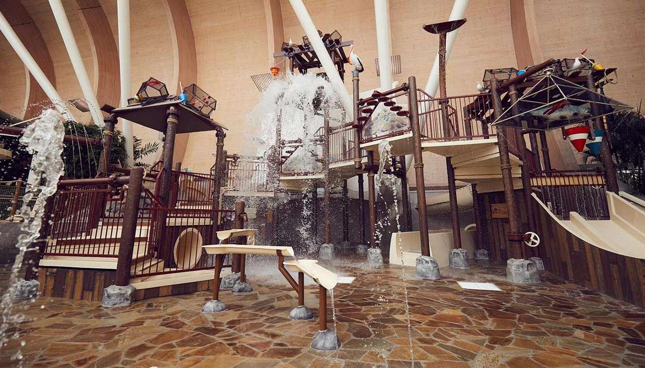 Venture Harbour, a childrens play area inside the Subtropical Swimming Paradise