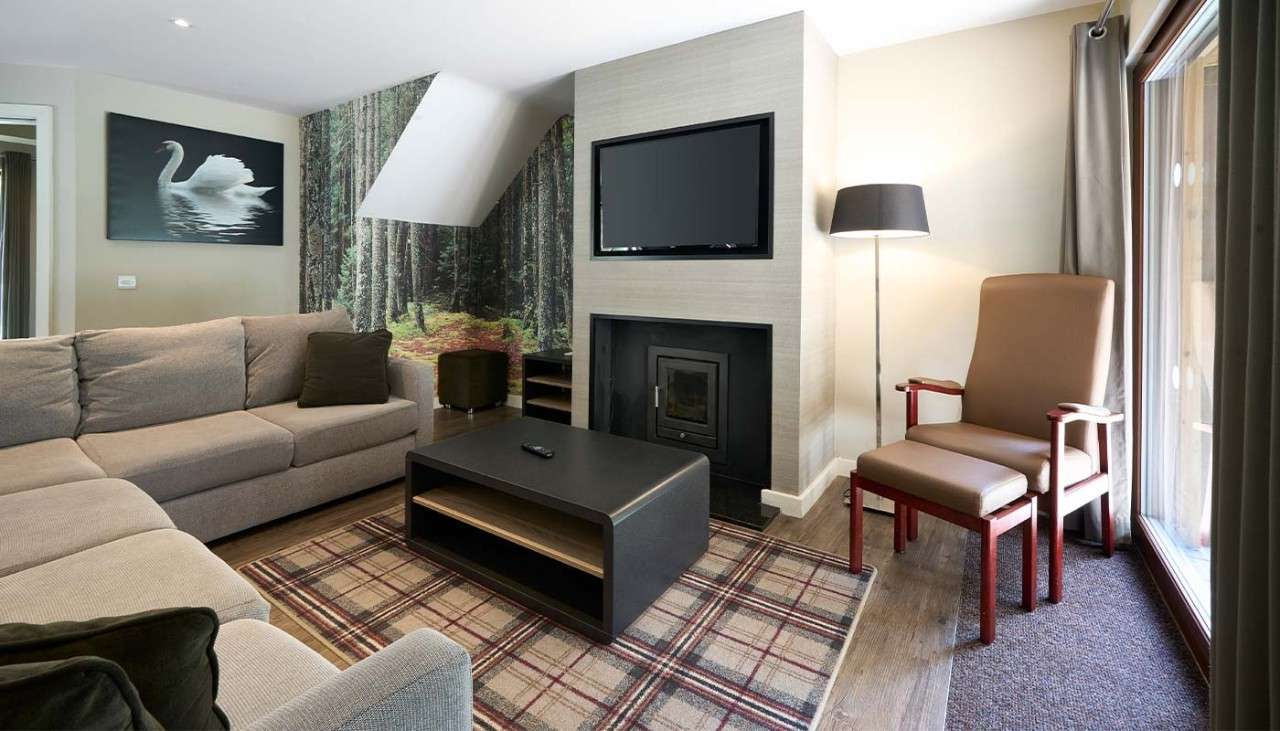 Adapted Executive lodge living room.