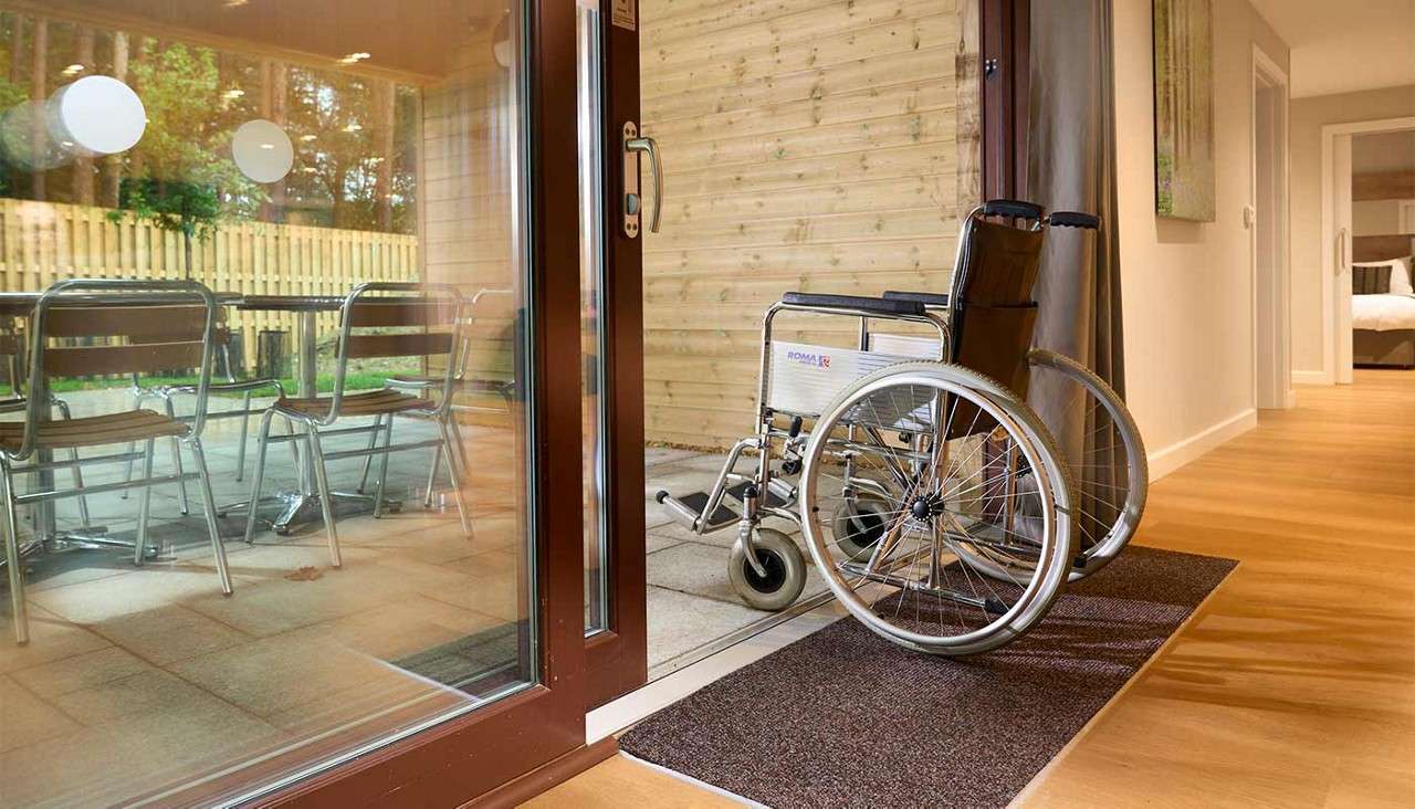 Accessible doorways for wheelchairs