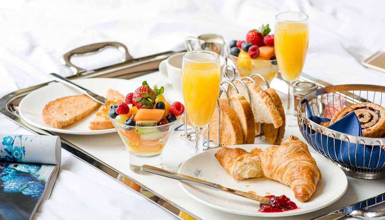 Breakfast options available in the Vitalé Café Bar