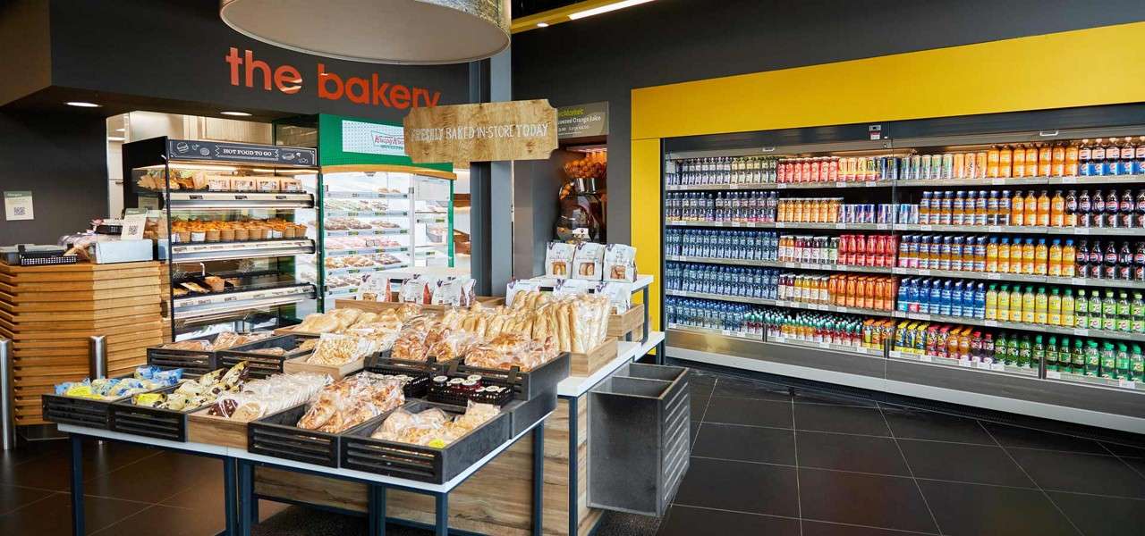 Parc Market shop with freshly baked goods