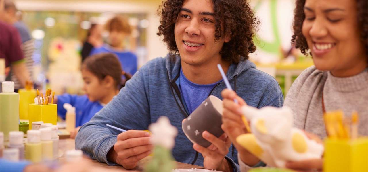 Festive Pottery Painting