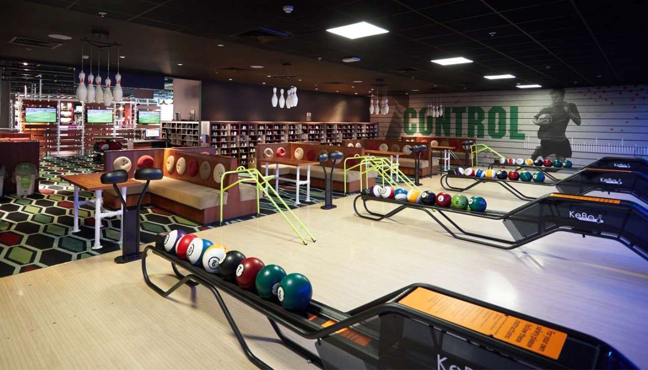 Ten Pin Bowling alley lanes