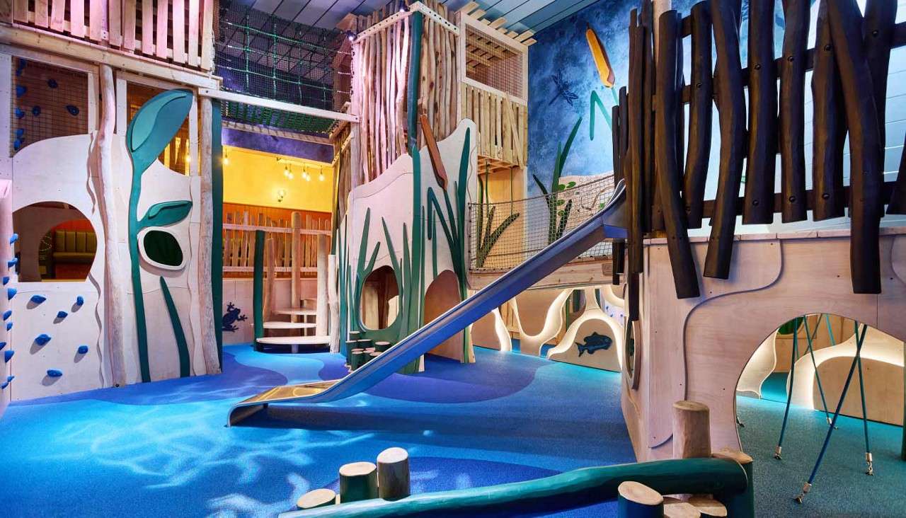 Children's play area inside The Dozing Duck.