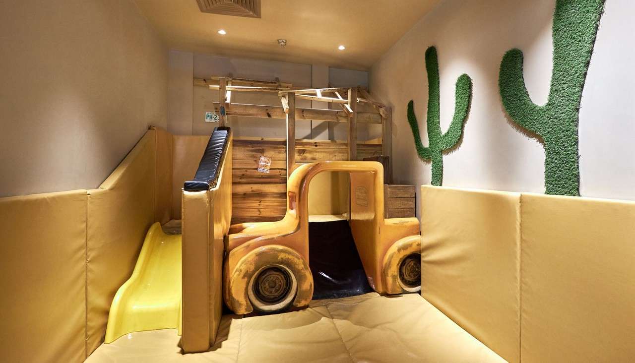 Huck's toddler soft play area