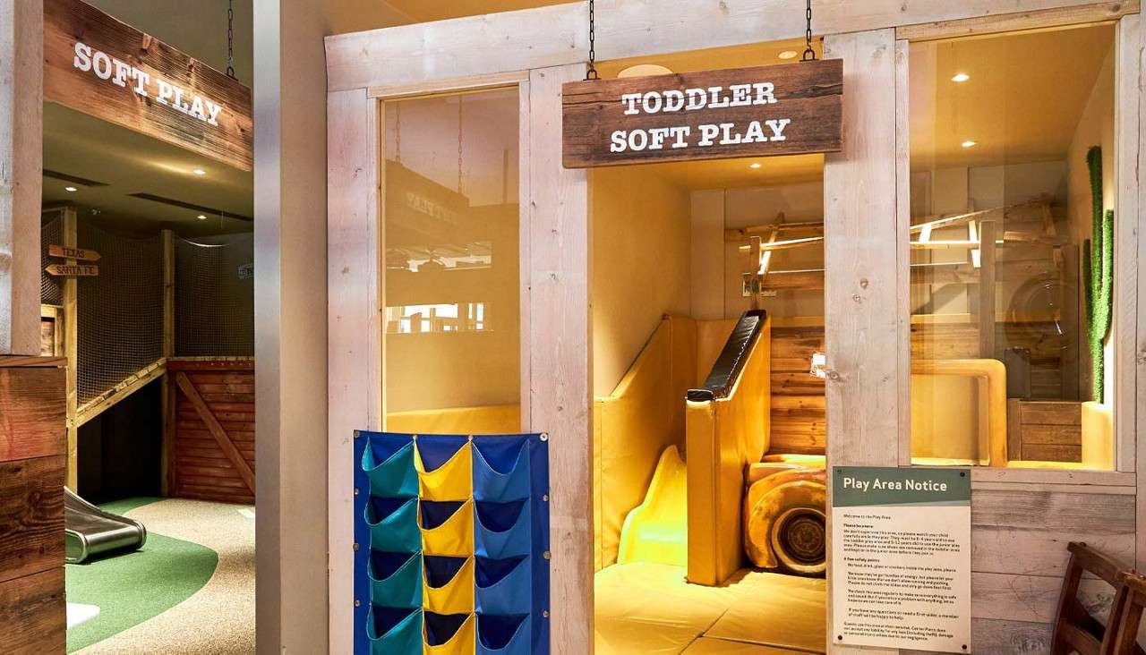 Huck's toddler soft play area