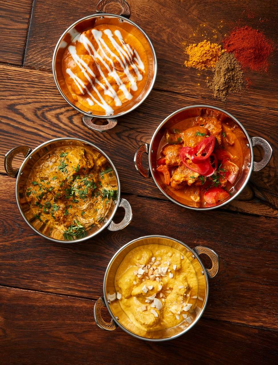 plates of different dishes at Rajinda's