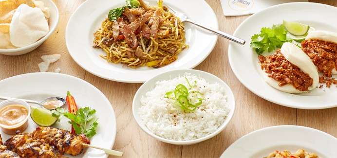 A selection of Pinch of Asia dishes.
