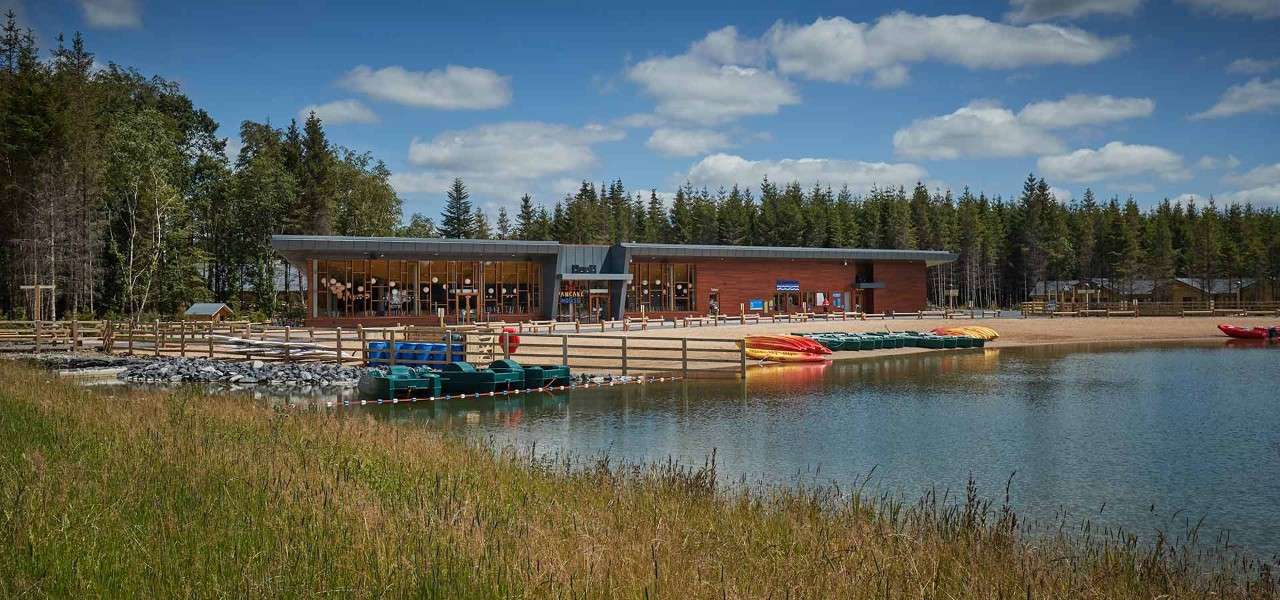 The Waterfront and Boathouse at Longford Forest