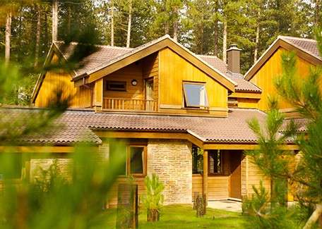 A lodge in the forest