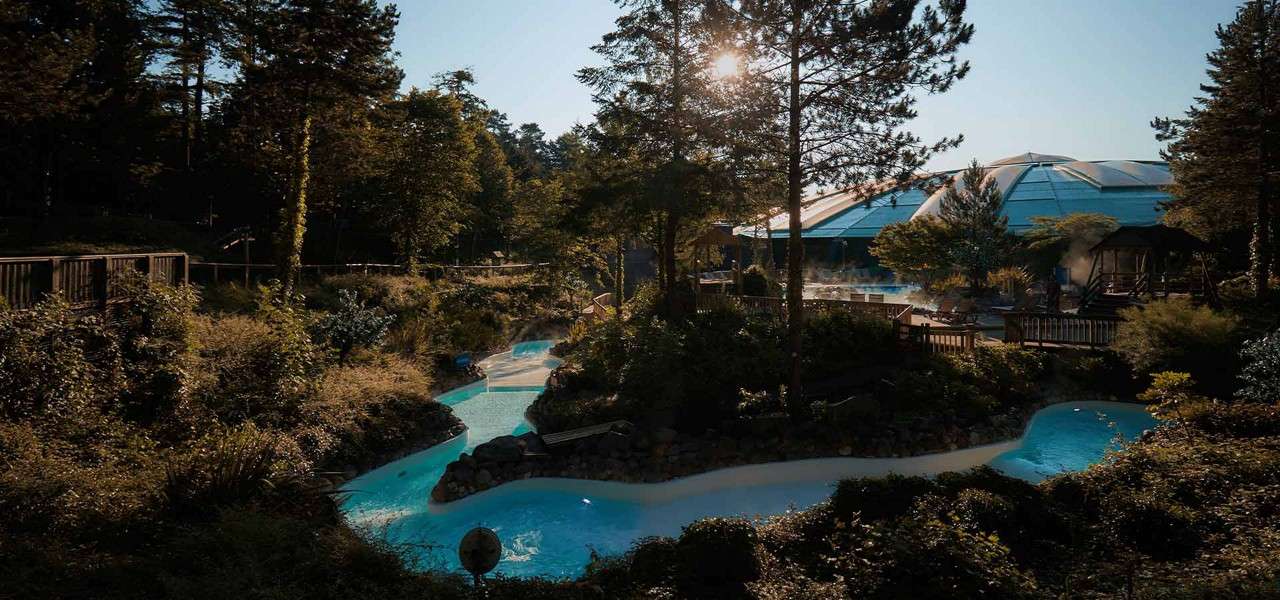 The rapids outside the Subtropical Swimming Paradise